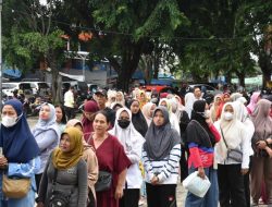 Warga Metro Antusias! Operasi Pasar Ramadan Diserbu Pembeli