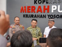 Danrem 043/Gatam Saksikan Peresmian 1.061 Koperasi Merah Putih oleh Presiden RI